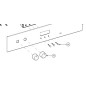 Bouton de sélection programmateur four GLEM GFEC93IXT