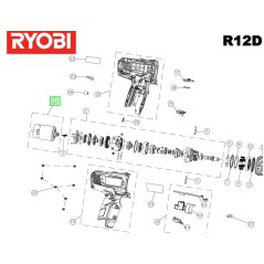 Moteur  perceuses - visseuses sans fil RYOBI R12DD-L13S