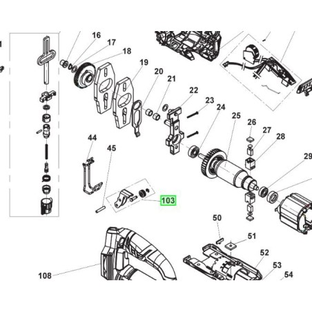 Guide lame pour scie sauteuse RYOBI RJS850K - RJS980K