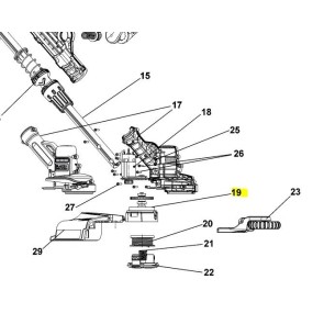 Support de bobine coupe bordures Black + Decker STC1820EPC - STC1840PC