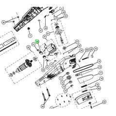 Support charbon pour élagueur RYOBI RPP755E - RPP750S