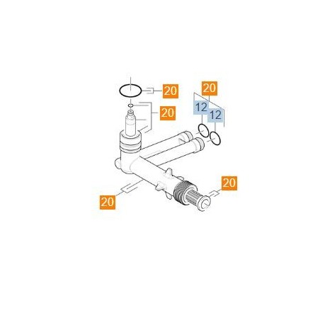 Arrivée d'eau 9.001-748.0 pour nettoyeur haute pression KARCHER
