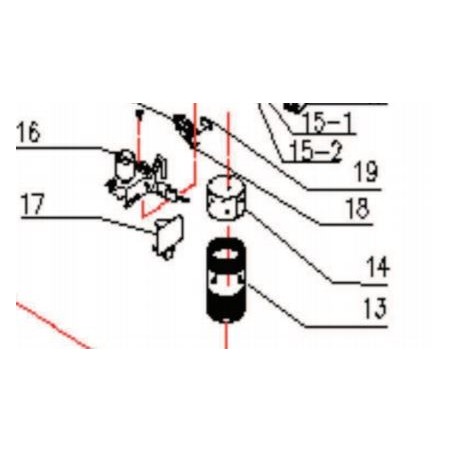 Anneau de mèche poêle à pétrole QLIMA R124C