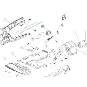 Interrupteur souffleur RYOBI OBL18JB - RBL18JB50
