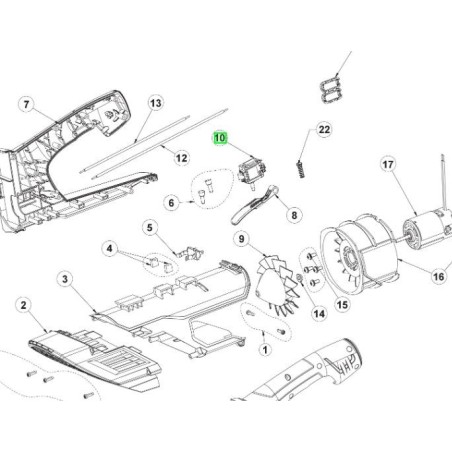 Interrupteur souffleur RYOBI OBL18JB - RBL18JB50