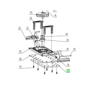 Patin 5131003271 pour ponceuse RYOBI ESS3215V - ESS3215VHG