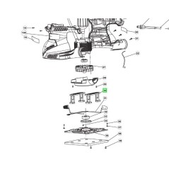 Pied pour ponceuse RYOBI EOS2410N - EOS2410NHG