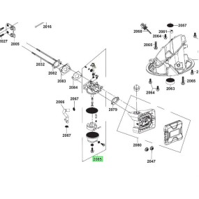 Carburateur pour tondeuse RYOBI modèle RLM4114