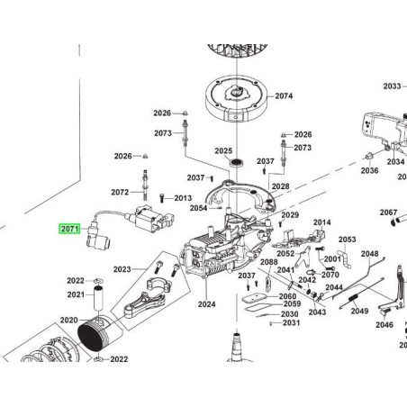 Bobine d'allumage pour tondeuse RYOBI modèle RLM4114
