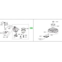 Carburateur pour tondeuse RYOBI RLM46175Y - RLM46175YL