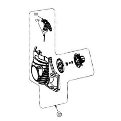 Lanceur pour tronçonneuse HOMELITE HCS3840A