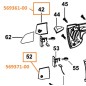 Cache charbon 569371-00 meuleuses BLACK & DECKER AST20XC, KG2000, KG22023