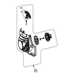 Lanceur pour tronçonneuse HOMELITE HCS4245A