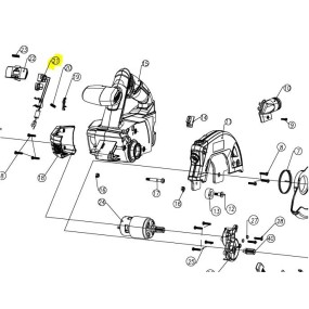 Interrupteur scie circulaire RYOBI modèle RWSL1801M