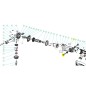 Bouchon porte charbon meuleuse RYOBI EAG8512R - EAG8512RHG Bouchon porte charbon meuleuse RYOBI EAG8512R - EAG8512RHG