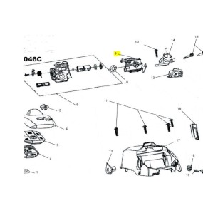 Carburateur tronçonneuses RYOBI RCS3535C2 - RCS4450C