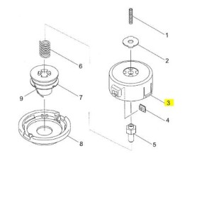 Support de bobine pour coupe bordures RYOBI PBC5043M