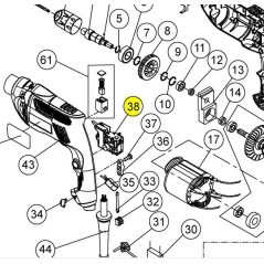 Interrupteur pour perceuse RYOBI EID500RE / EID500REC