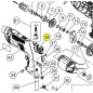 Interrupteur pour perceuse RYOBI EID500RE / EID500REC Interrupteur pour perceuse RYOBI EID500RE / EID500REC