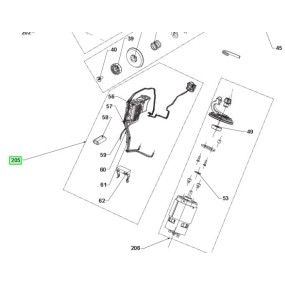 Interrupteur perforateur RYOBI modèle R18SDS