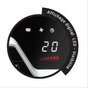 Radiateur électrique soufflant céramique EWT - HOMEO2T