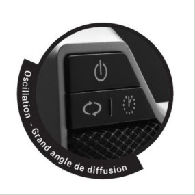 Radiateur électrique soufflant céramique EWT - HOMEO2T