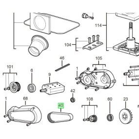 Courroie rabot AEG Powertools BHO18BL