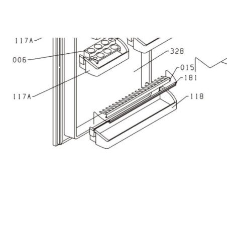 Porte-bouteilles réfrigérateur AIRLUX ARI13A