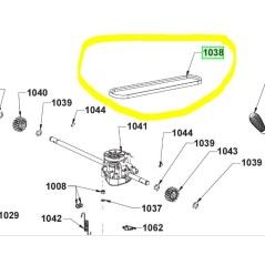 Courroie de traction tondeuse RYOBI RLM53175S - RLM53190S