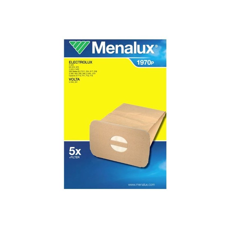 Sacs MENALUX 1970P aspirateurs ELECTROLUX Z410 -  DILEM ETA 405