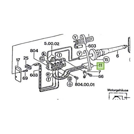 Condensateur anti-parasite meuleuse BOSCH 0601332048