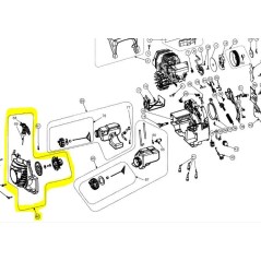 Lanceur pour tronçonneuse RYOBI RCS3535A - RCS3535CA