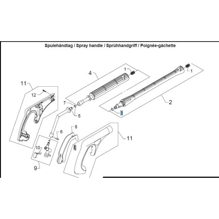 Joints toriques pour nettoyeur haute pression KEW