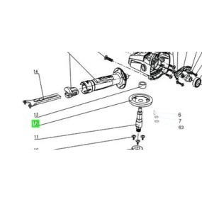 Pignon de renvoi angle 5131033214 meuleuse RYOBI EAG2000RS