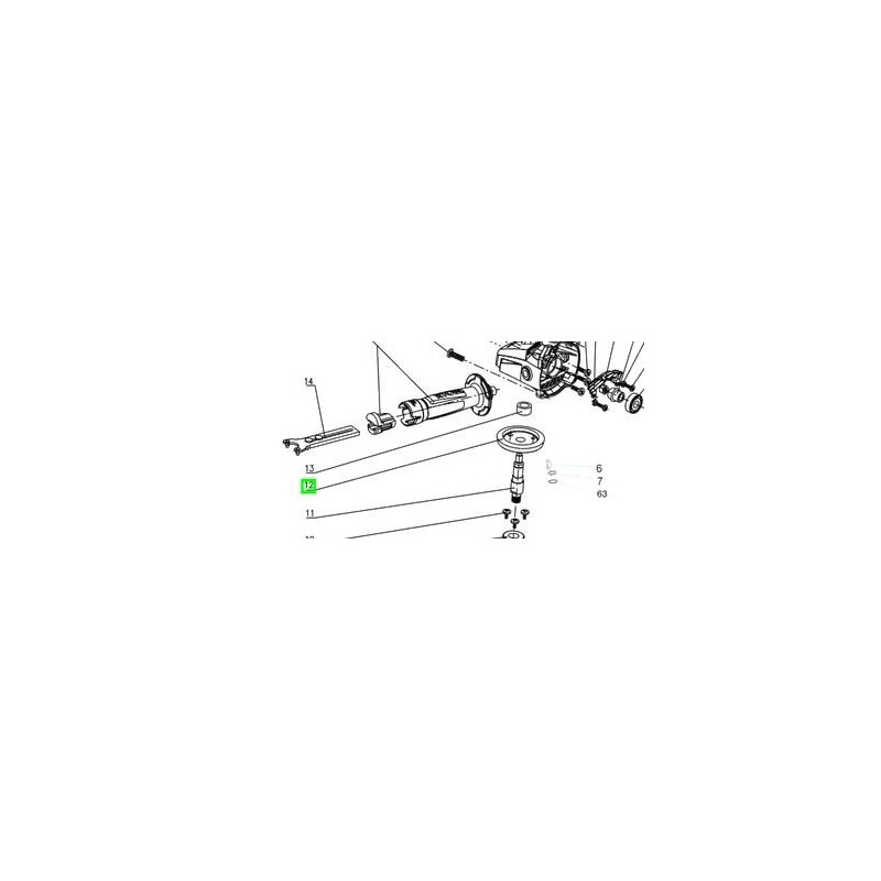 Pignon de renvoi angle 5131033214 meuleuse RYOBI EAG2000RS