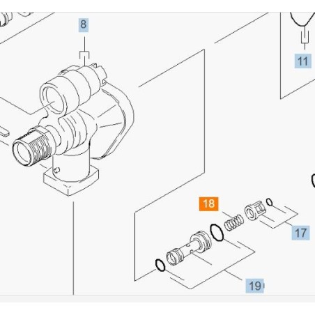 Ressort de valve culasse KÄRCHER K3.86M