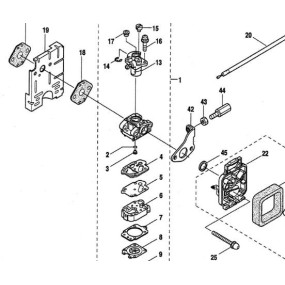 Joint de carburateur débroussailleuses RYOBI PBC3243M