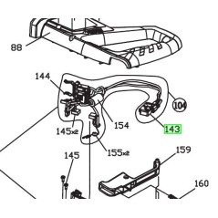 Interrupteur scie à onglets RYOBI EMS190DCL