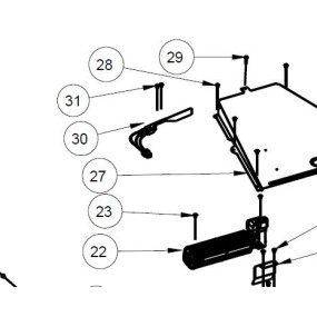 Verrouillage de porte four AIRLUX AFP110IX