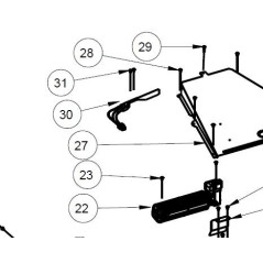Verrouillage de porte four AIRLUX AFP110IX