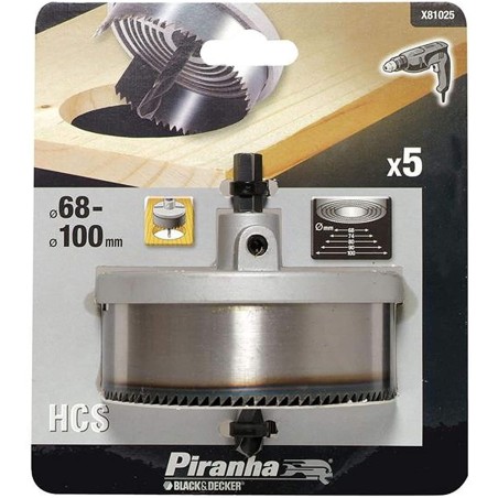 Kit 5 scies cloches HCS 68 à 100mm