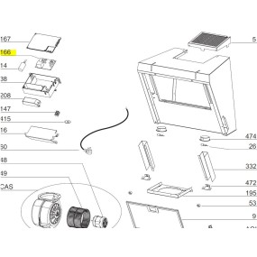 Module de puissance pour hotte AIRLUX AHA87 / AHW37