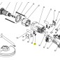 Ressort de balais meuleuse RYOBI EAG2000RS - EAG2000G Ressort de balais meuleuse RYOBI EAG2000RS - EAG2000G