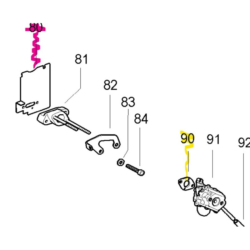Joint isolation 538241428 débroussailleuse MC CULLOCH CABRIO 321, CABRIO Joint isolation 538241428 débroussailleuse MC CULLOCH CABRIO 321, CABRIO