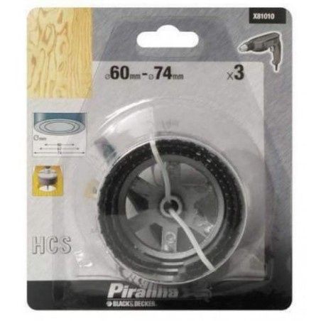 Kit 3 scies cloches HCS 60 à 74mm