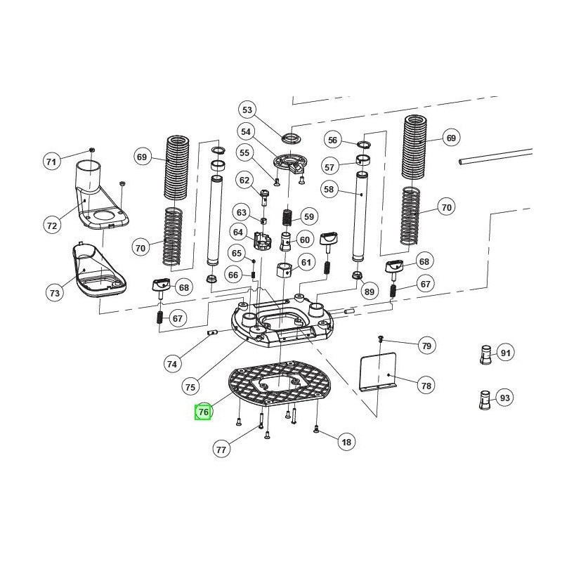 Semelle pour défonceuse RYOBI RRT1600