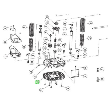 Semelle pour défonceuse RYOBI RRT1600