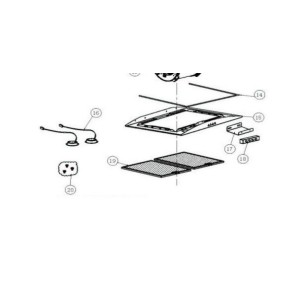 Spot LED pour hotte GLEM GHI910IX