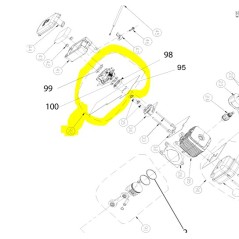 Carburateur pour souffleur HOMELITE HYB30 / HBV30
