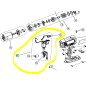 Interrupteur pour clé à choc RYOBI BIW180M - BIW180L13S Interrupteur pour clé à choc RYOBI BIW180M - BIW180L13S